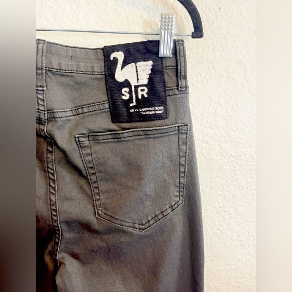 Free People Jeans x Sandrine Rose washed Black Wide Leg Super Flare Jeans NWT 29 - Picture 7 of 11
